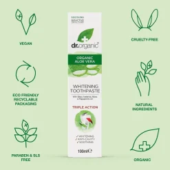 Dr. Organic Pasta de Dientes de Aloe Vera 100 ml