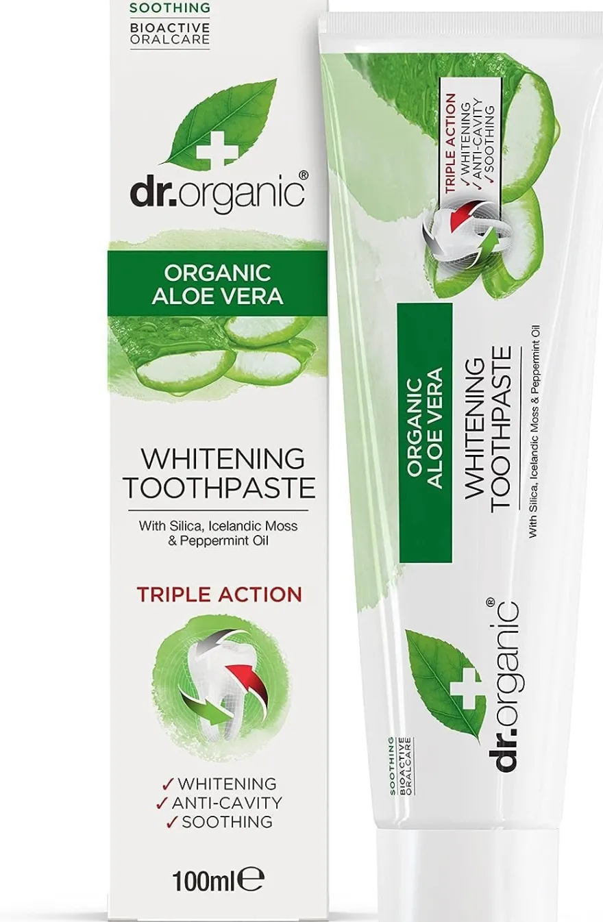 Dr. Organic Pasta de Dientes de Aloe Vera 100 ml