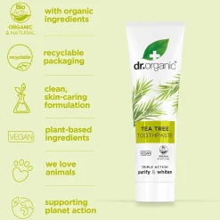 Dr. Organic Pasta de Dientes de Árbol de Té 100 ml