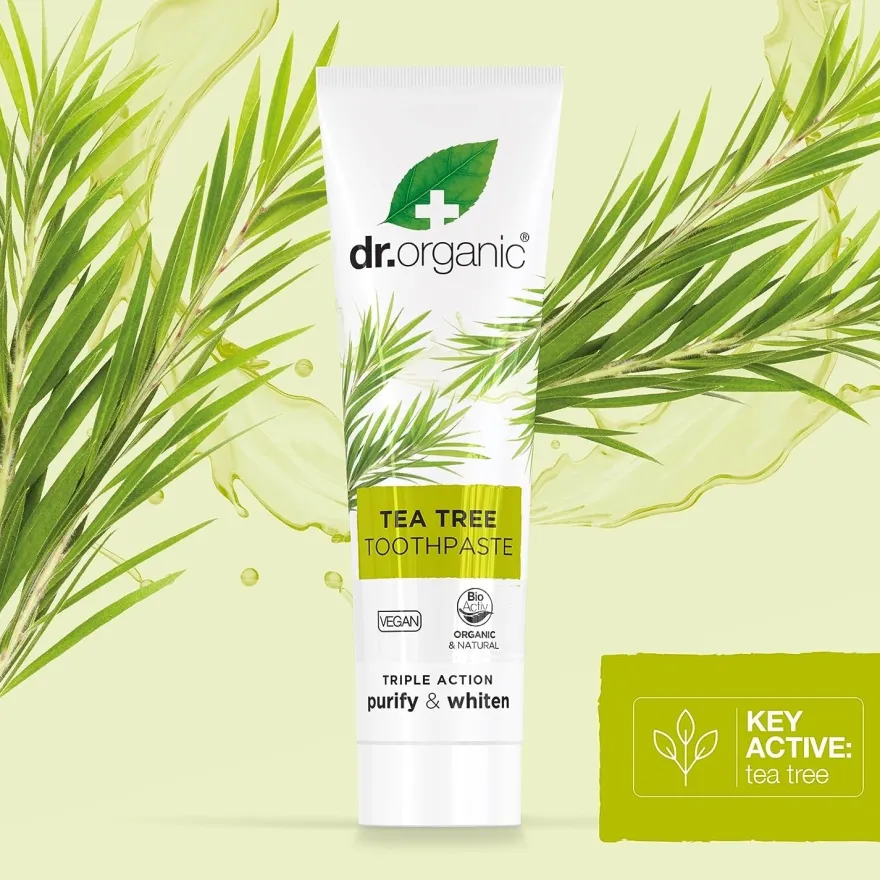 Dr. Organic Pasta de Dientes de Árbol de Té 100 ml
