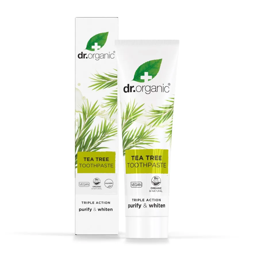 Dr. Organic Pasta de Dientes de Árbol de Té 100 ml