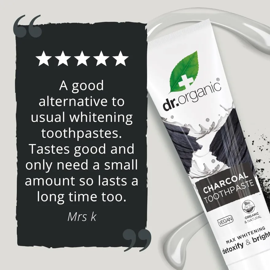 Dr. Organic Pasta de Dientes de Carbón 100 ml