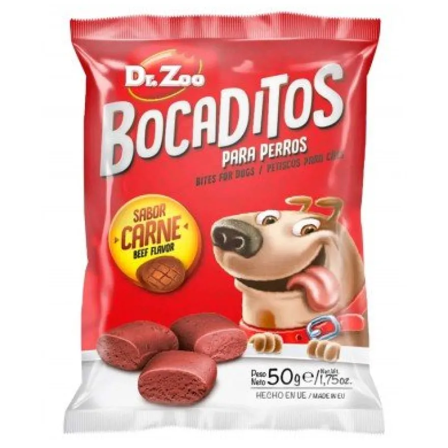 Drzoo Bocaditos Semi-Húmedos Sabor Carne y Pollo 50g