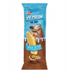 Drzoo Helado para Perros Banana Split Pack de 6 unidades de 50g