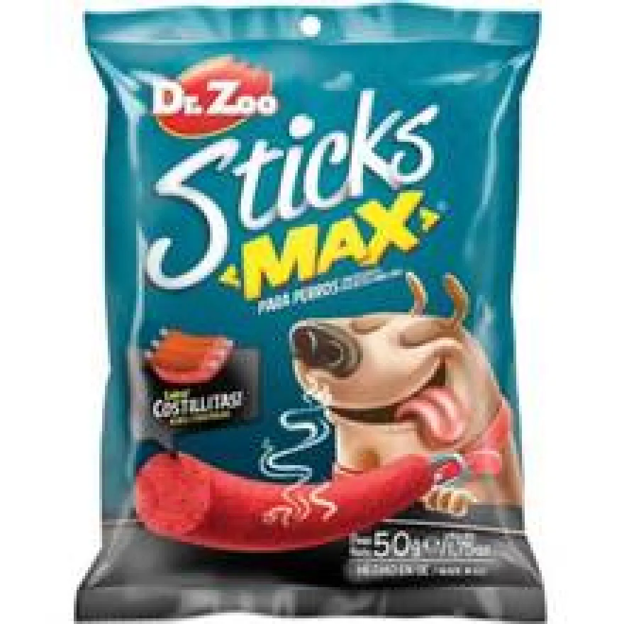 Drzoo Sticks Max Costillitas Snacks para Perros 50g