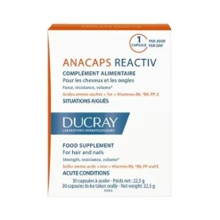 Ducray Anacaps Reactiv Caps Nc 30 Cápsulas