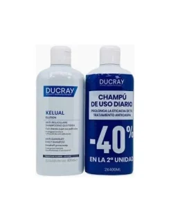 DUCRAY Elution Champú Suave Equilibrante DUPLO 2x400ml