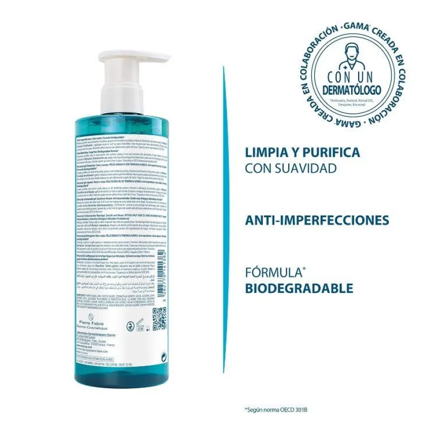 DUCRAY Keracnyl Gel Limpiador 400ml