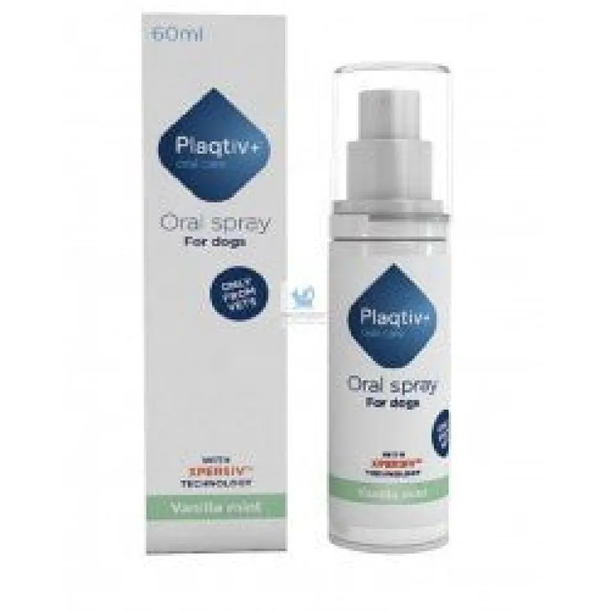 Ecuphar Plaqtiv+ Spray Bucal para Perros 60ml