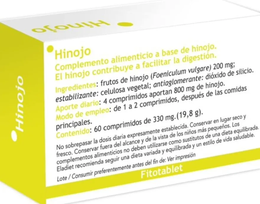 Eladiet Hinojo 60 Comprimidosrimidos330 mg