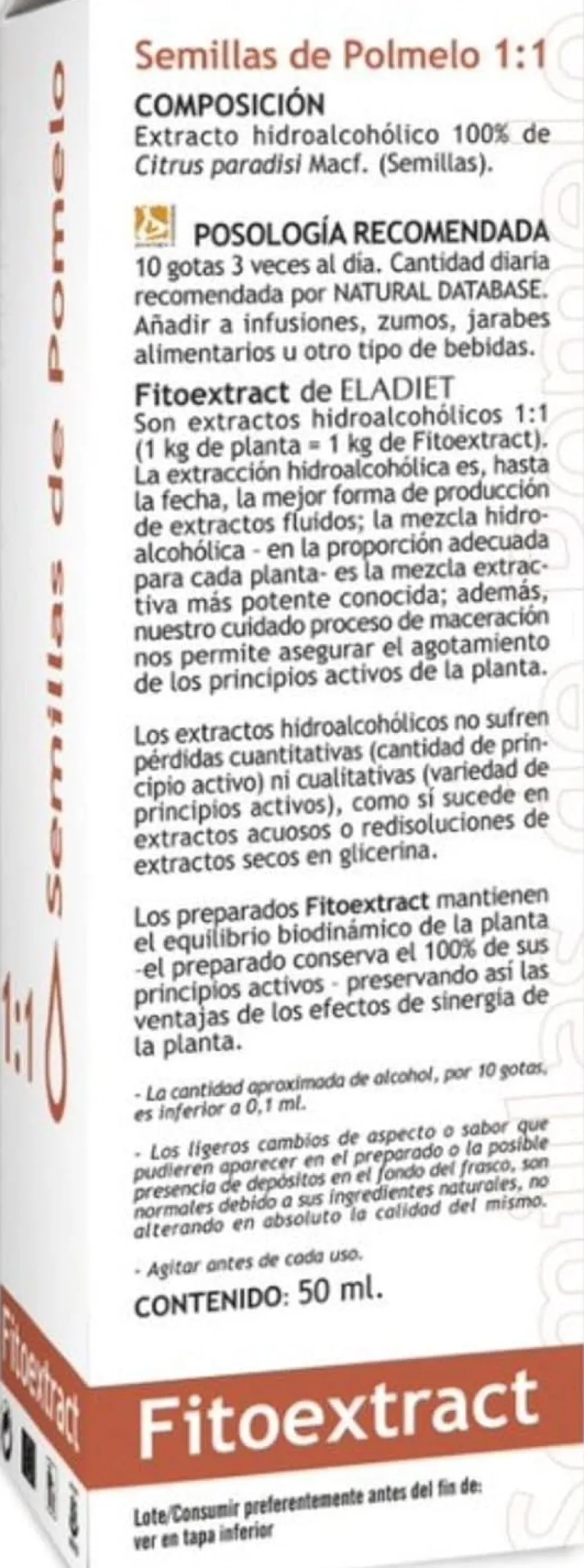 Eladiet Pomelo Semillas Fitoextract 50 ml
