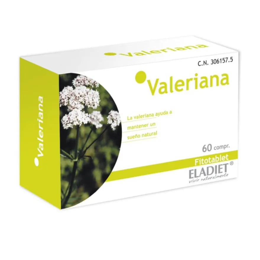 Eladiet Valeriana Recubierta Fitotablet 60 Comprimidos