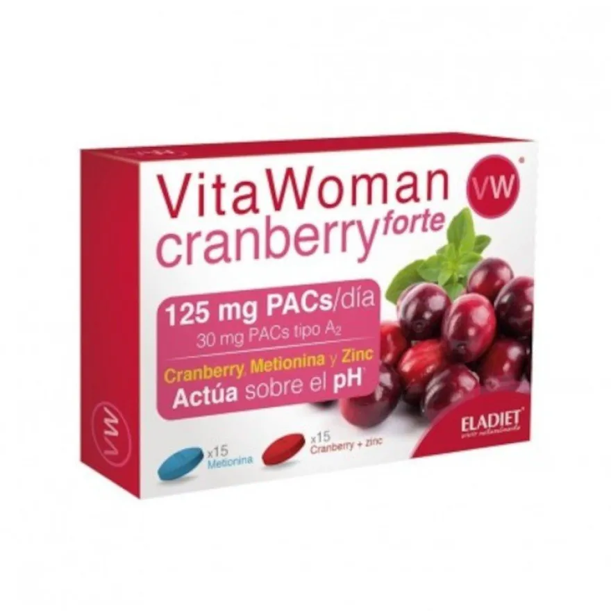 Eladiet Vitawoman Cranberry Forte 30 Comprimidos