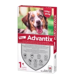 Elanco Advantix 10-25 Kg 24 Pipetas