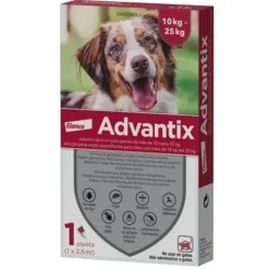 Elanco Advantix 10 - 25 Kg 1 Pipetas X 2,5 ml