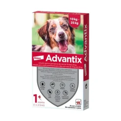 Elanco Advantix 10 - 25 Kg 1 Pipetas X 2,5 ml