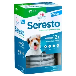 Elanco Seresto Collar Antiparasitario Perro Pequeño <8 kg Pack 12 ud