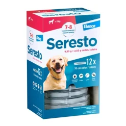 Elanco Seresto Collar Antiparasitario Perro Grande >8 kg Pack 12 ud