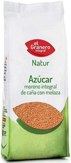 El Granero Integral Azúcar Moreno De Caña Integral Con Melaza 1 Kg