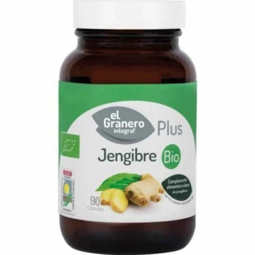 El Granero Integral Jengibre Bio 500 mg 90 Cápsulas
