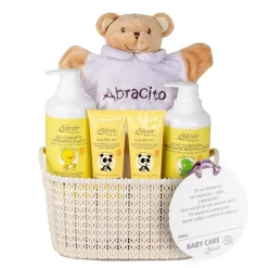 ELIFEXIR Baby Care Canastilla Gel champú + Leche corporal+ Crema Zona del Pañal