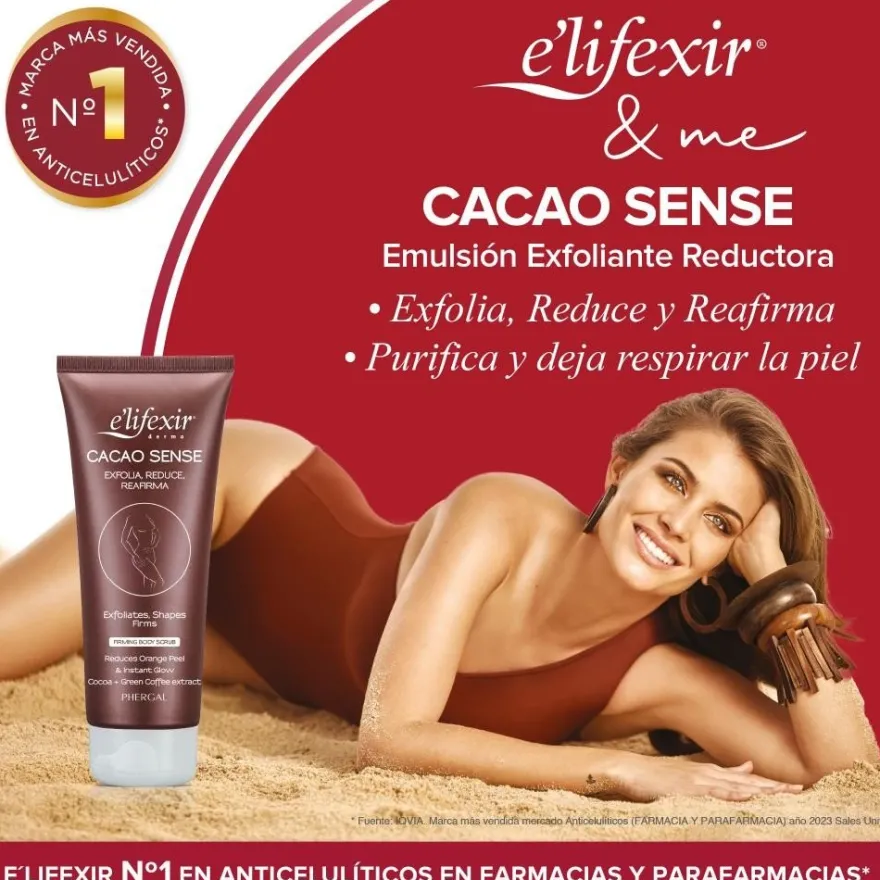 ELIFEXIR Cacao Sense Exfoliante Corporal Reductor 200 ml