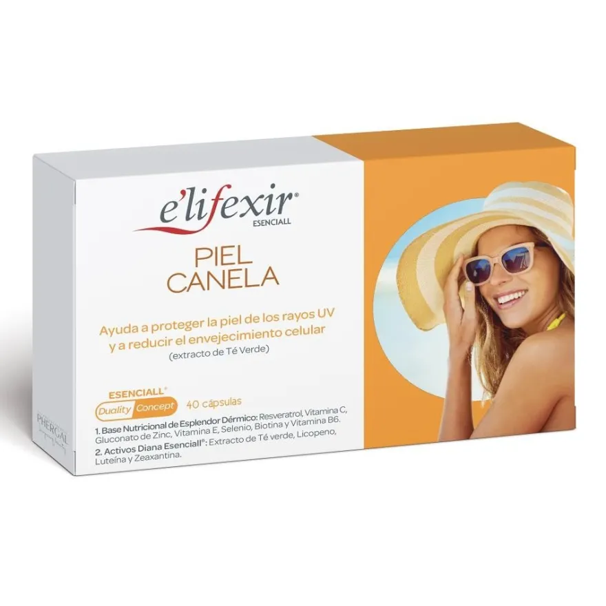 ELIFEXIR Esenciall Piel Canela 40 cápsulas