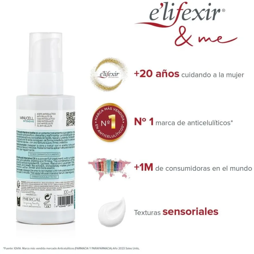 Elifexir Minucell Intensive Aceite Anticelulítico 100ml