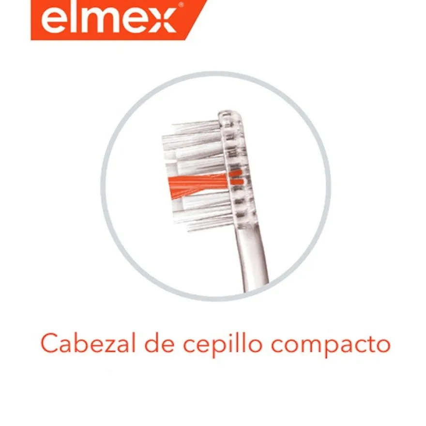 ELMEX Cepillo de Dientes Manual AntiCaries Medio