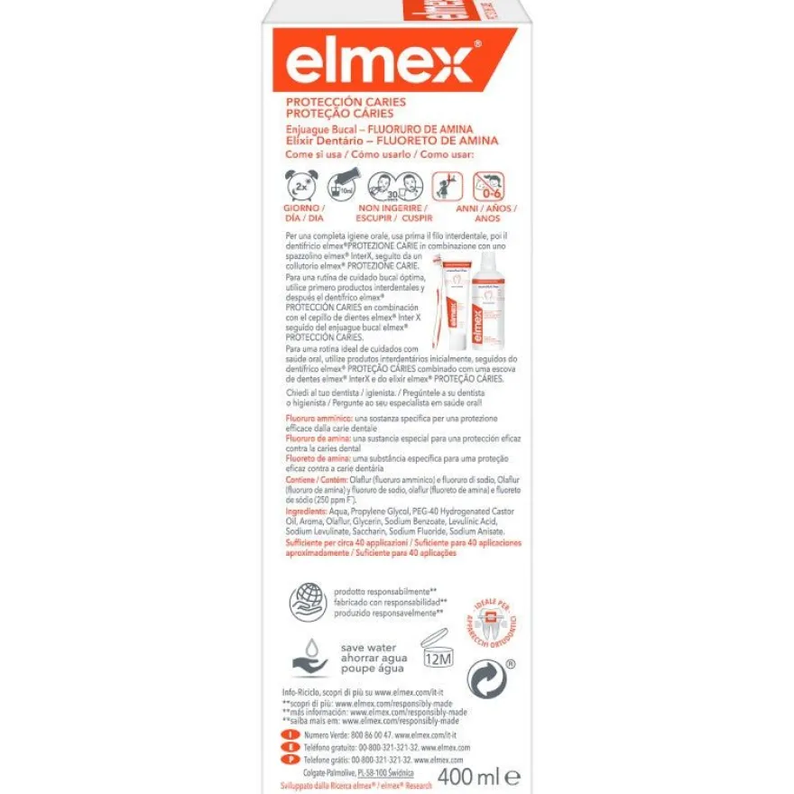 ELMEX Enjuague Bucal Anticaries 400 ml