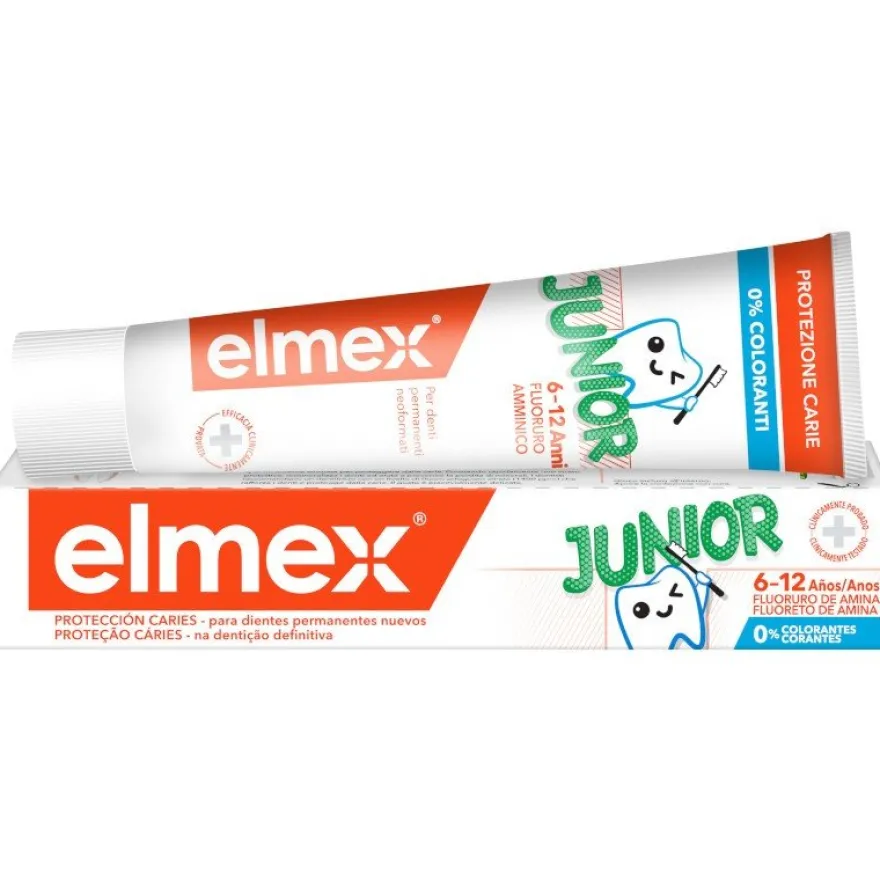 ELMEX Pasta de Dientes Anticaries Junior 6-12 años 75ml
