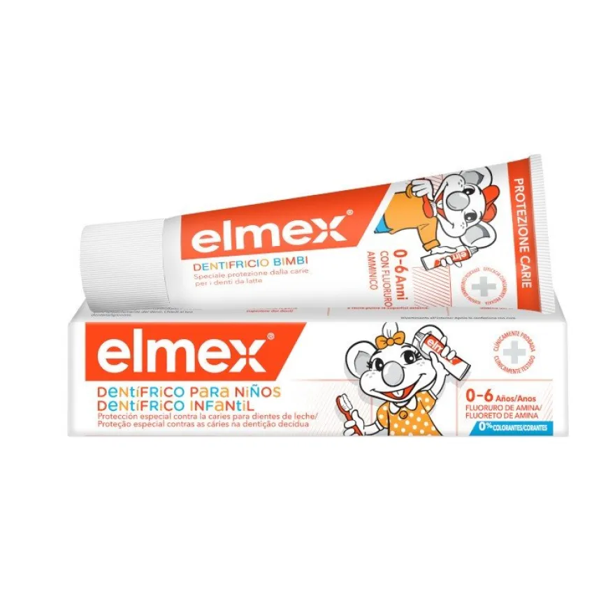 ELMEX Pasta de Dientes Infantil Anticaries 0-6 años 50 ml