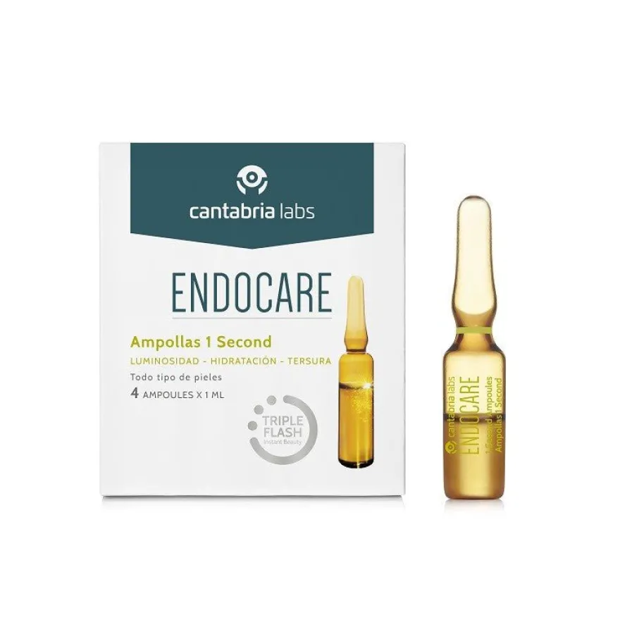 ENDOCARE 1 Second Ampollas Triple Flash 4x1ml