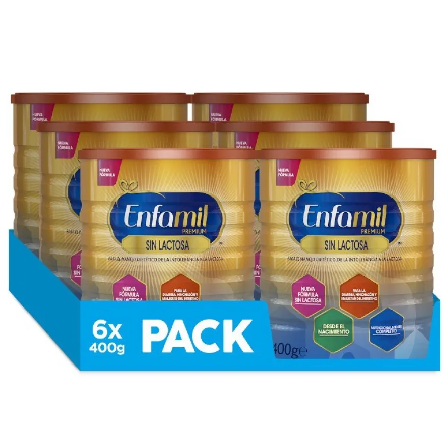 ENFAMIL Sin Lactosa PACK 6x400gr