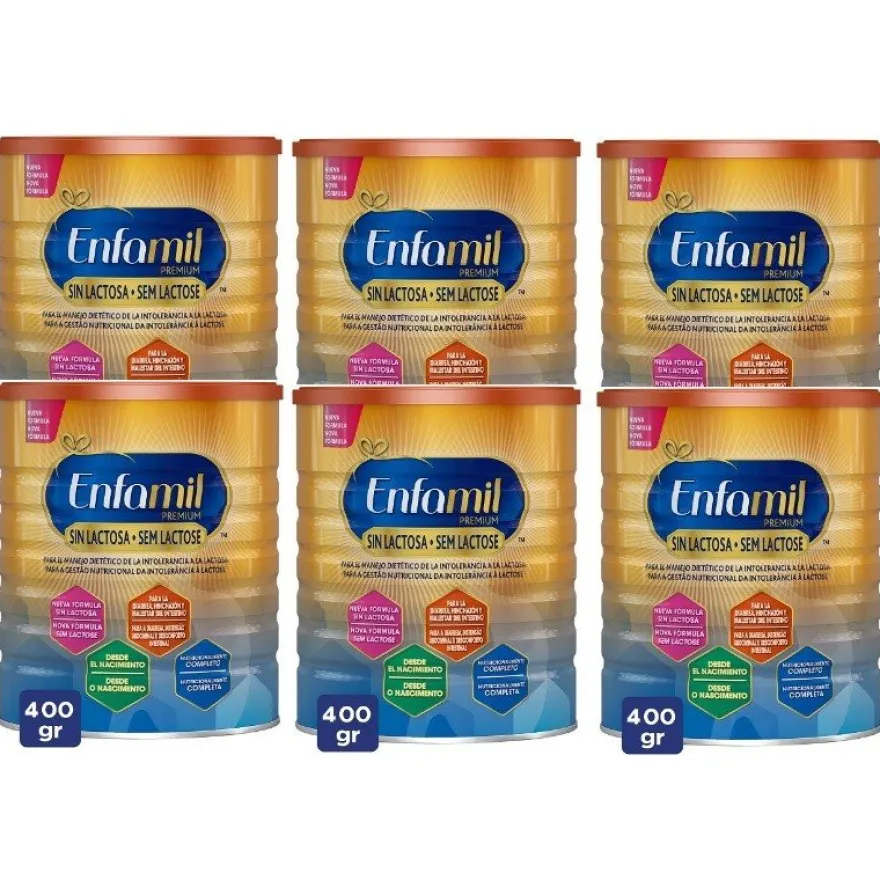 ENFAMIL Sin Lactosa PACK 6x400gr