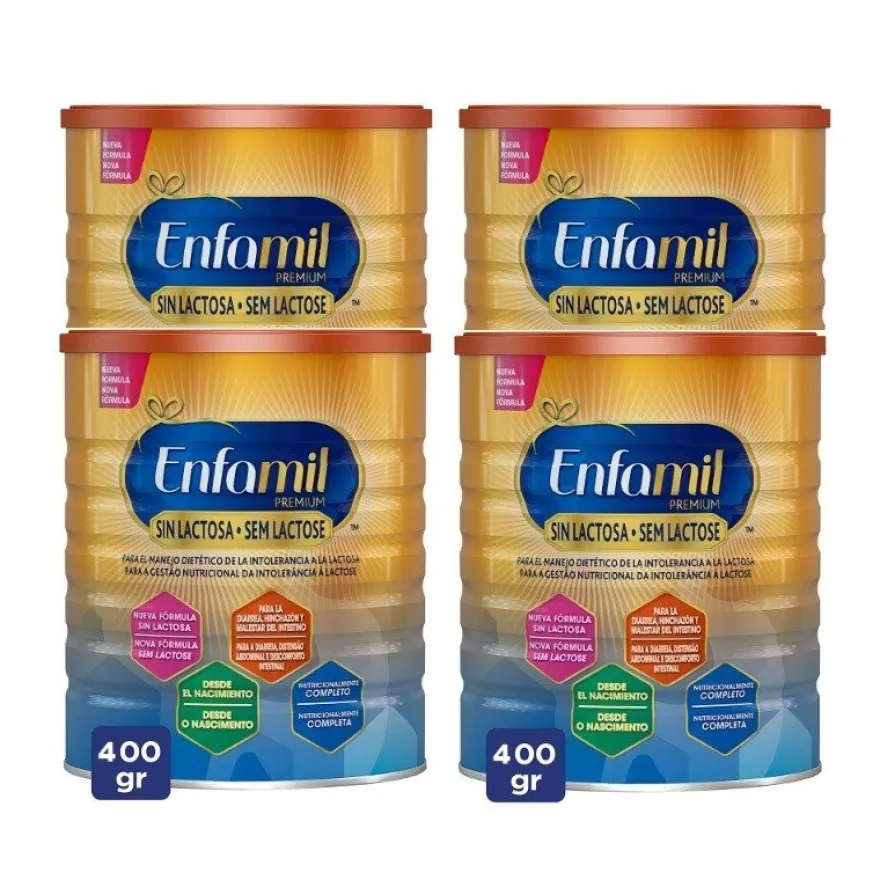 ENFAMIL Sin Lactosa PACK 4x400gr