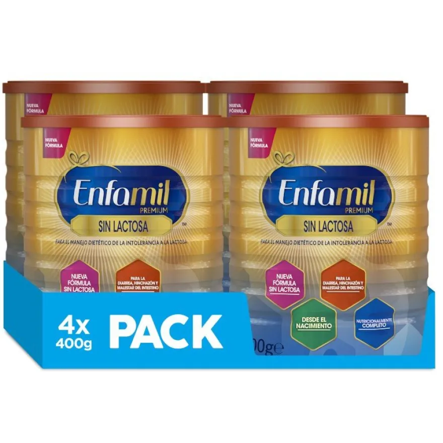 ENFAMIL Sin Lactosa PACK 4x400gr
