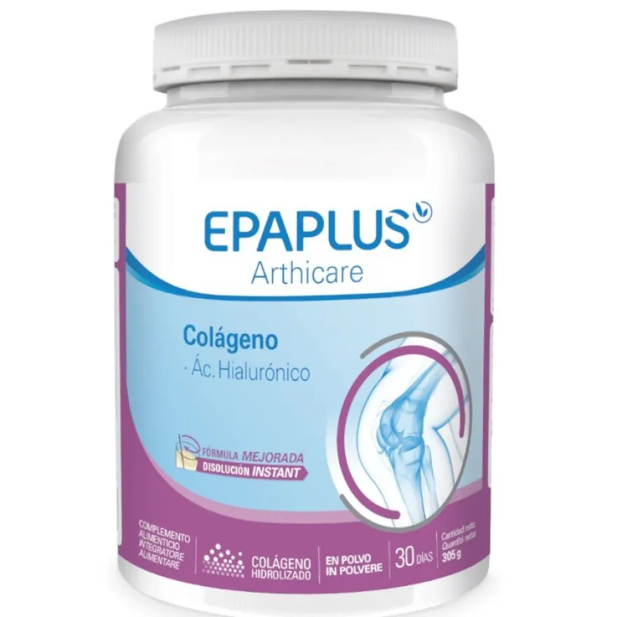 EPAPLUS Arthicare Colágeno + Ácido Hialurónico Sabor Vainilla 305gr