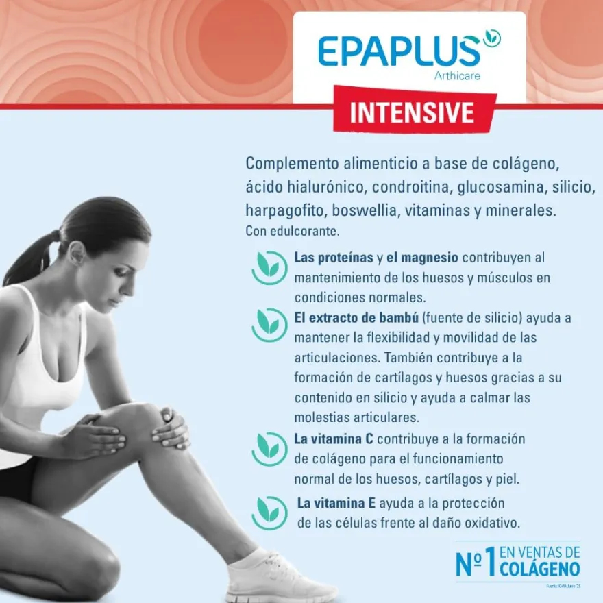 EPAPLUS Arthicare Intensive Colágeno Polvo sabor Limón 288gr