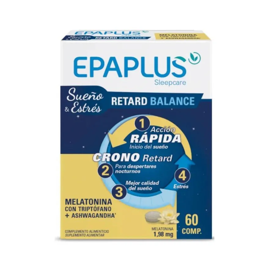 EPAPLUS Sleepcare Melatonina Retard Balance 60 comprimidos