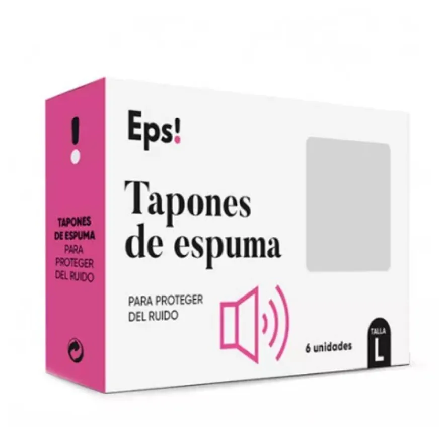 Eps! Tapones de Espuma Talla L 6 unidades