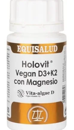 Equisalud Holovit Vegan D3+K2 mg 50 Cápsulas