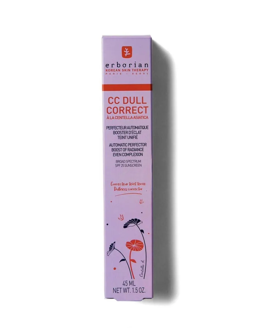 Erborian CC Dull Correct Corrector iluminador de tono violeta con PFS25 45ml