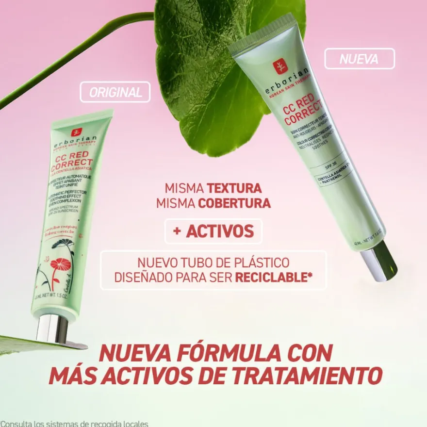 Erborian CC Red Correct Crema Antirojeces 40 ml