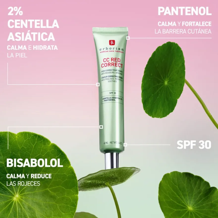 Erborian CC Red Correct Crema Antirojeces 40 ml