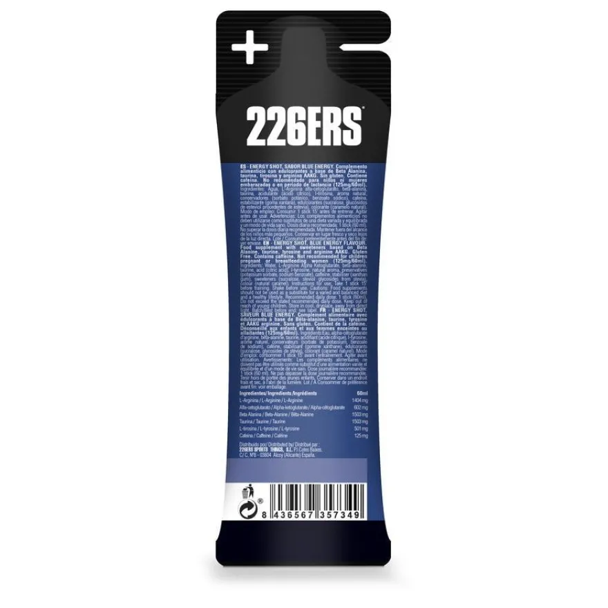 226ERS Energy Shot Stick Blue Energy Xtrem 250Mg Caff 60ml