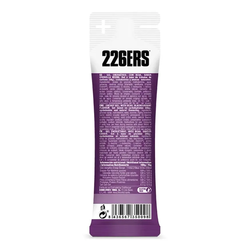 226ERS High Energy Gel 76g BCAA'S Blackcurrant