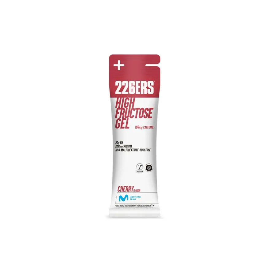 226ERS High Fructose Gel Caffeine Cherry 160Mg 80g