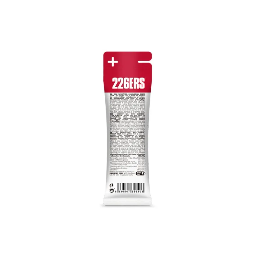 226ERS High Fructose Gel Caffeine Cola 80g
