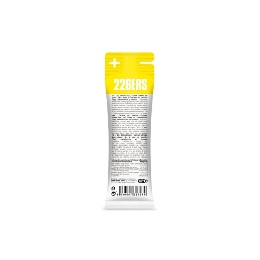 226ERS High Fructose Gel Lemon 80g